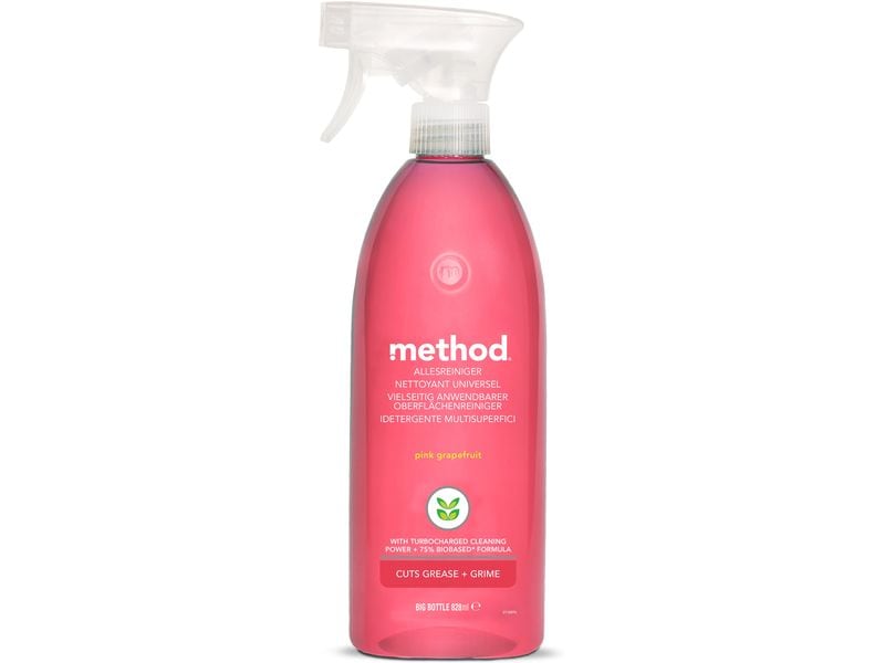 Method Allzweckreiniger Spray Grapefruit 828 ml Universeller Allzweckreiniger, vielseitig einsetzbar