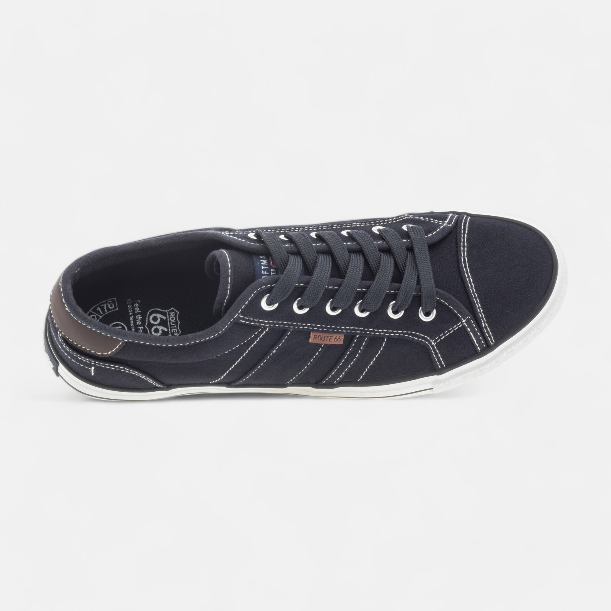 Baskets en toile Homme bleu marine