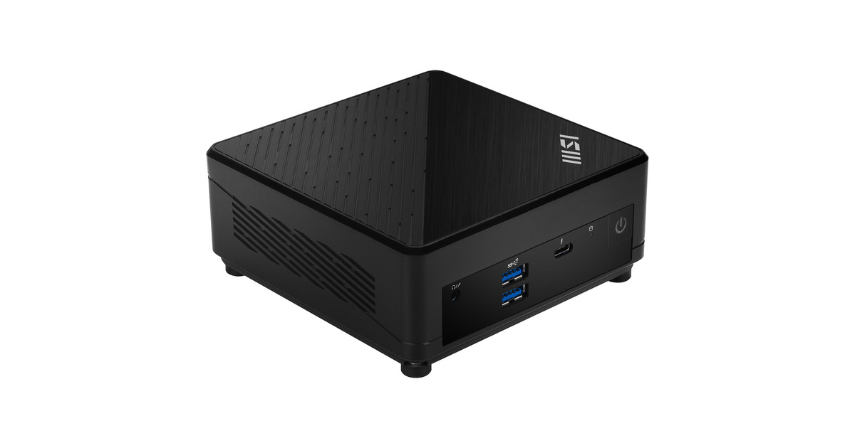 MSICubi 5 12M-457EU pc-systeem  (Zwart | Core i7-1255U | Iris Xe Graphics | 16 GB | 512 GB SSD)