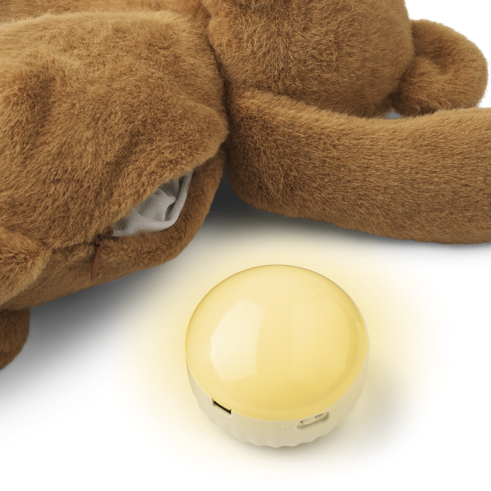 Einschlafhilfe Bär Hattie mit Licht und Musik