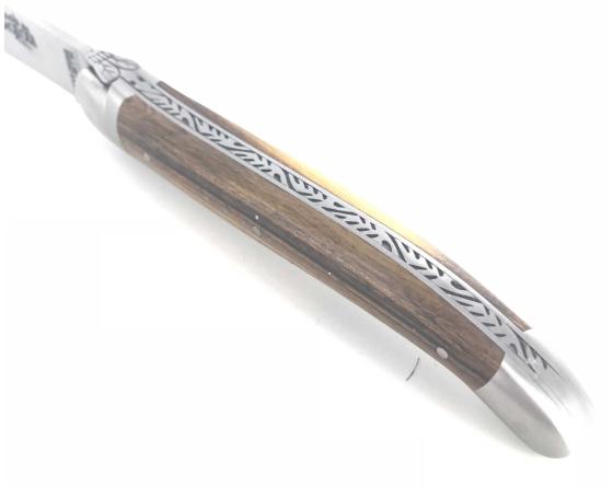 Laguiole Tradition 12 cm - 2 mitres - Pistachier Couteau de Poche Forge de Laguiole
