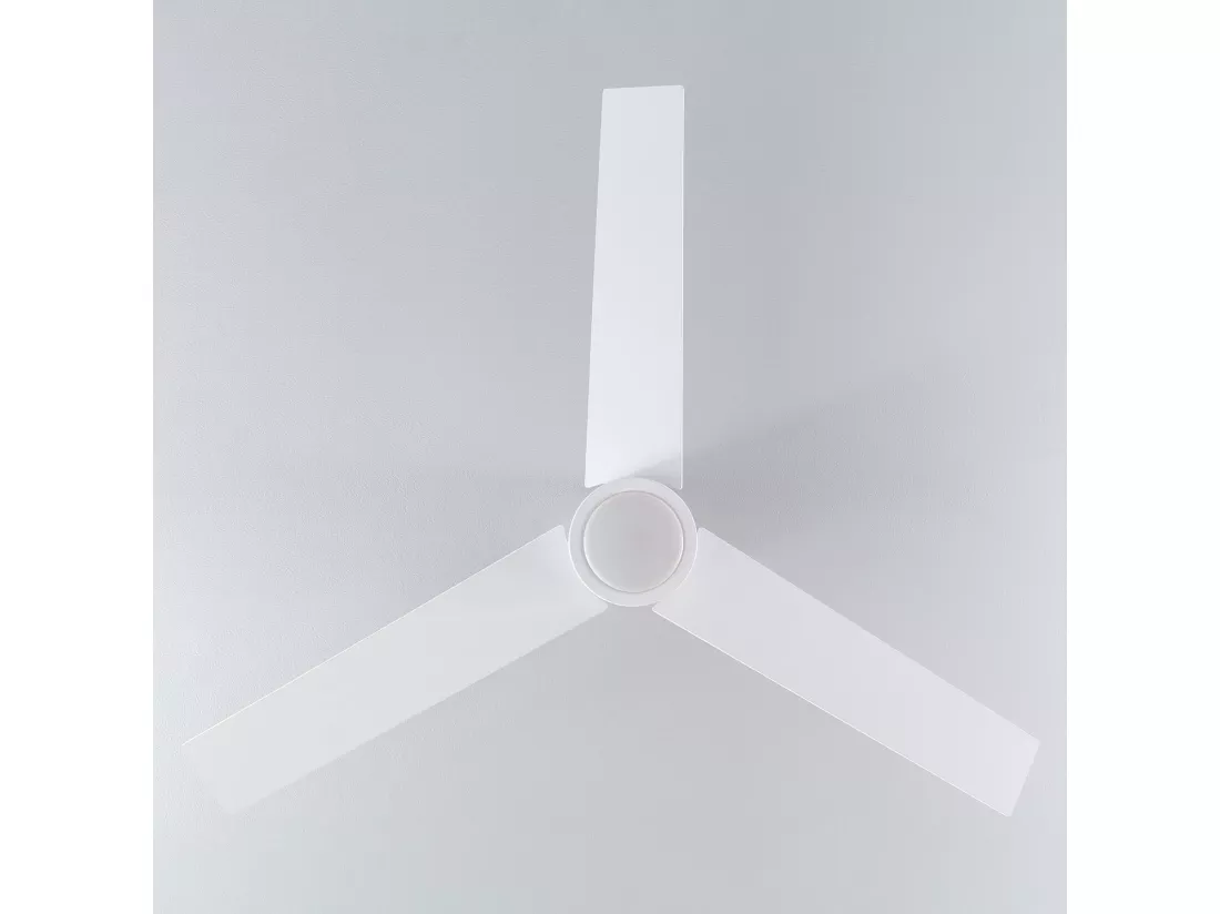 Ventilateur de Plafond Silencieux Blanc Tydir 132cm Moteur DC Blanc