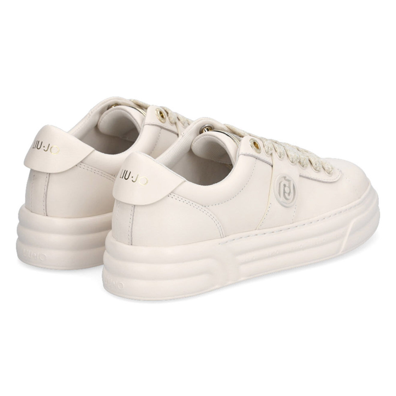 Liu-Jo Sneakers en Cuir Isodore écrues