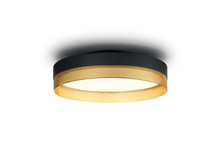 HELL LED Deckenlampe MESH 45 cm schwarz /goldfarbig