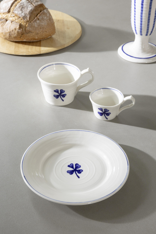 &klevering Anouk mok 10cl set van 2 Clover