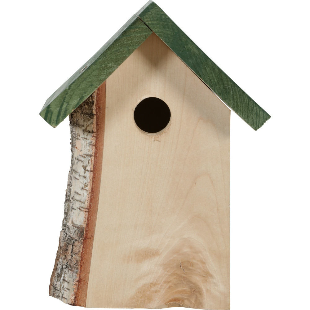 Nichoir en bois massif entrée ø28 mm pour oiseaux mésange
