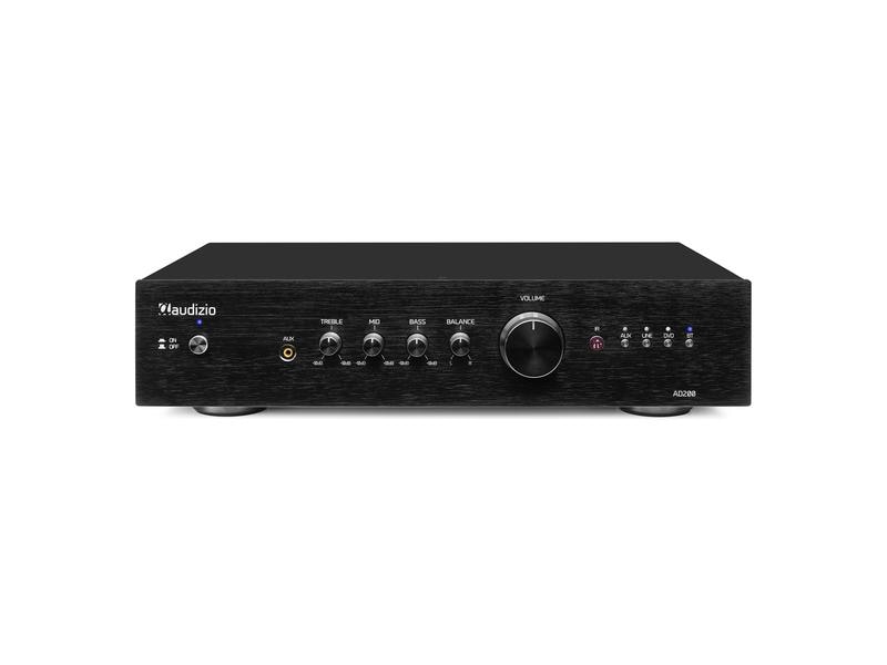 Audizio Stereo-Verstärker AD200B Schwarz Vielseitiger 2-Kanal-Verstärker mit grosser Funktionalität