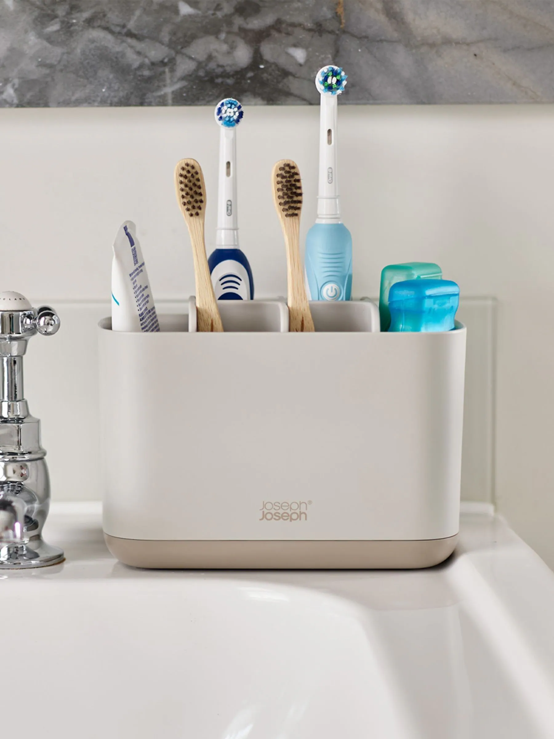 Joseph Joseph - EasyStore grote tandenborstelhouder