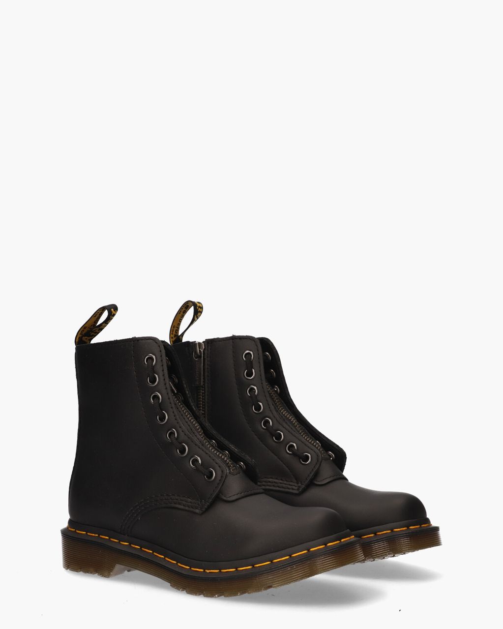 Dr. Martens 1460 Pascal Front Zip Zwart Damesboots
