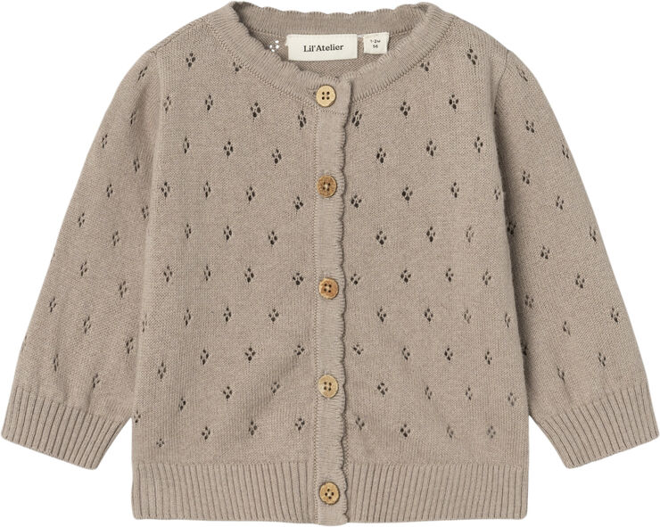 Lil' Atelier NBFNIMI LS KNIT CARD LIL Etherea