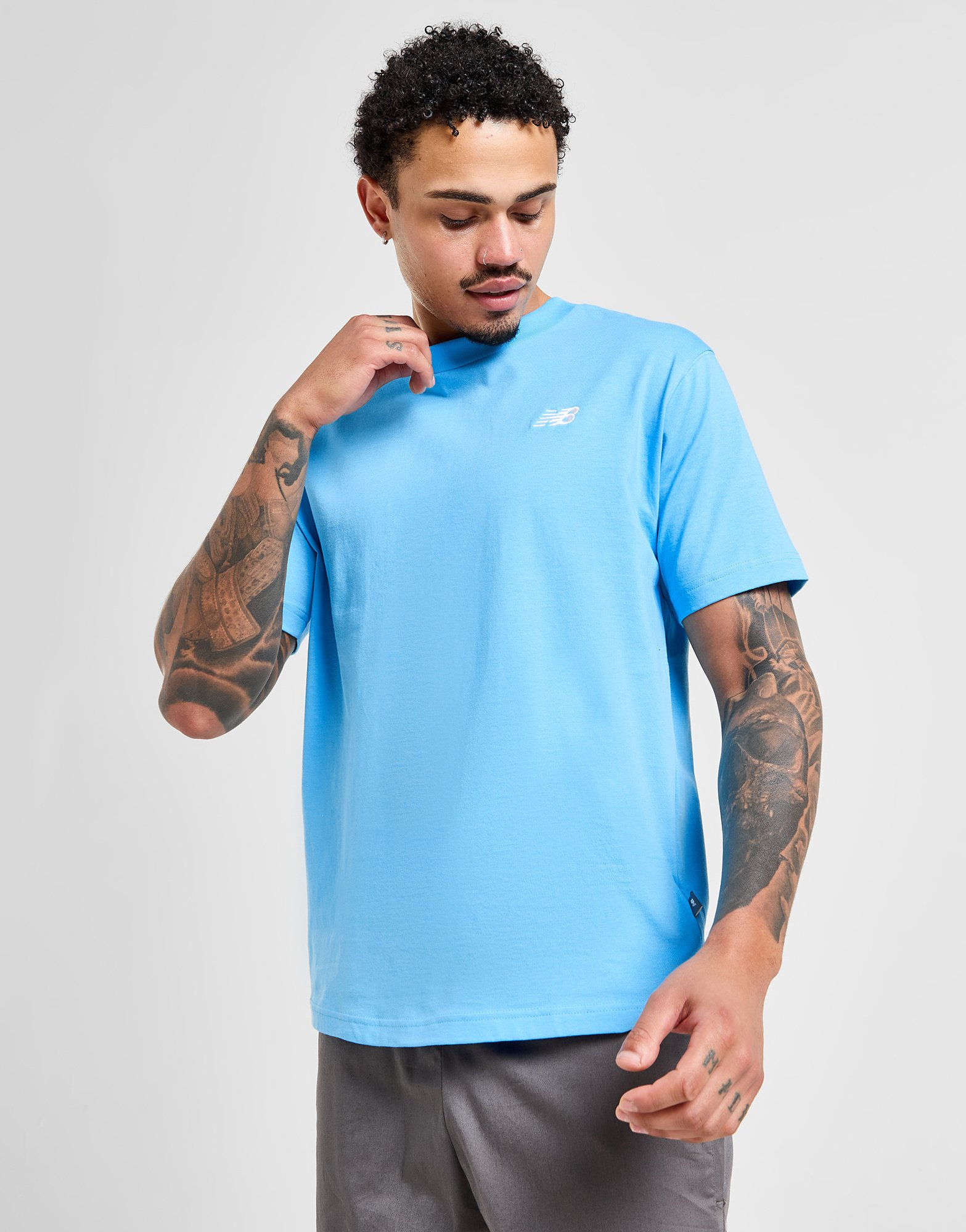 New Balance T-shirt Linear Back Hit Homme