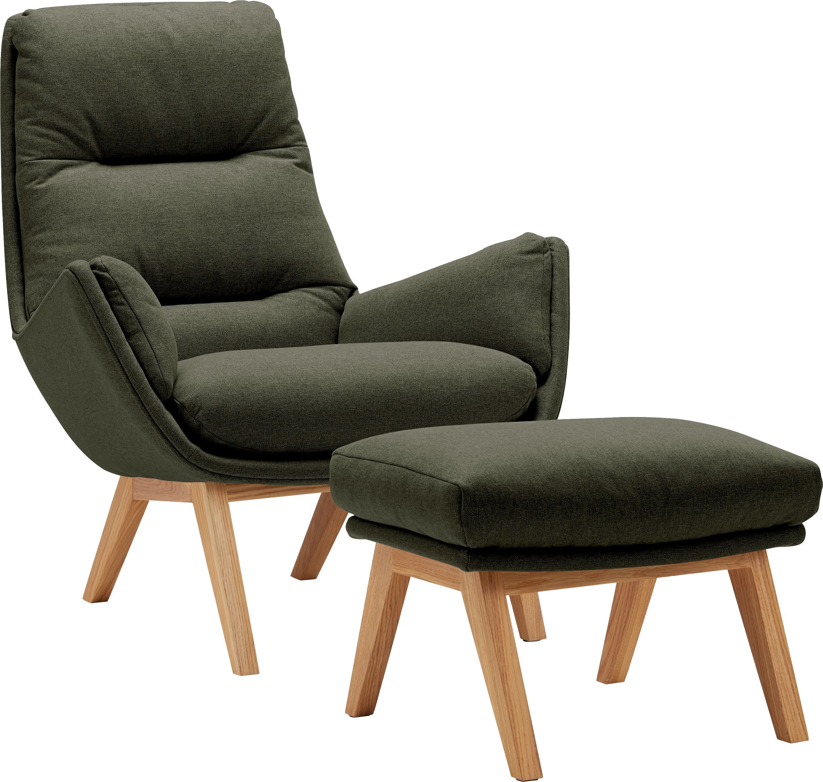 ANDRES Hocker - Grün / B: 83.0 cm x T: 94.0 cm x H: 97.0 cm