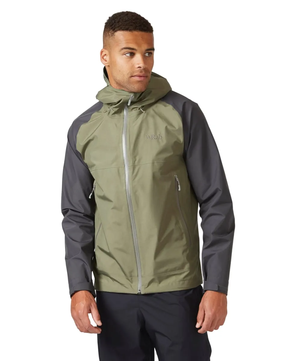 Rab Namche Paclite Jacket Graphene/Light Khaki