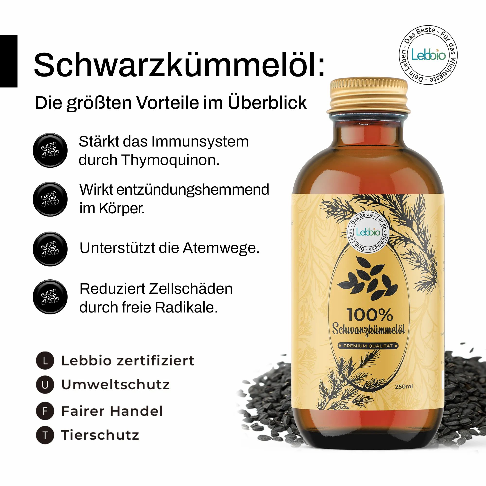 Lebbio Schwarzkümmelöl