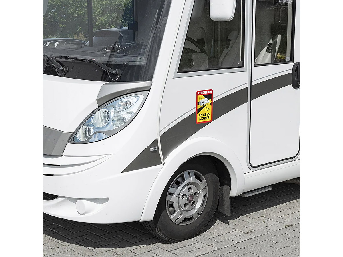 ProPlus camper attentie dode hoek - vaste sticker