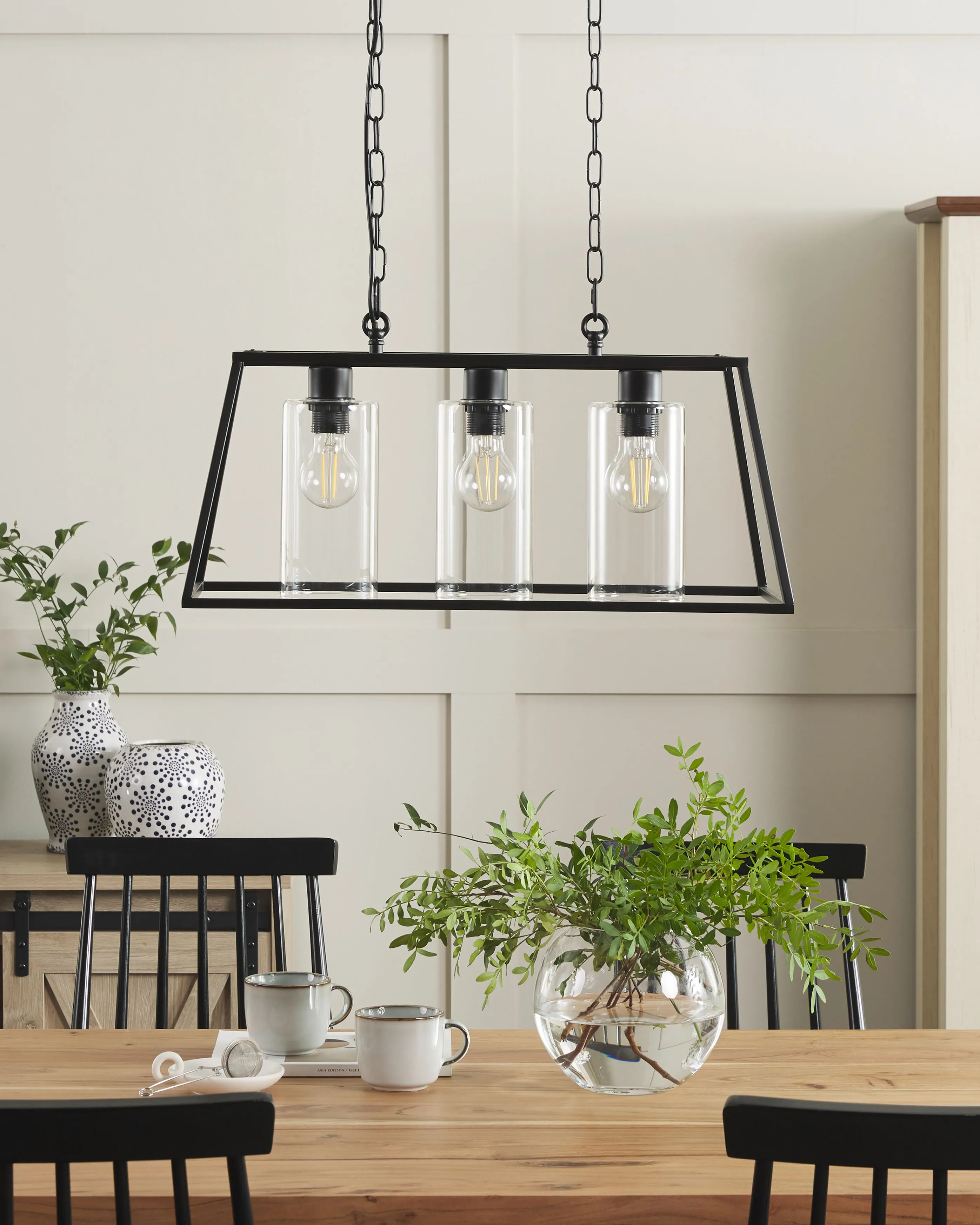Hanglamp MUGER Metaal Zwart