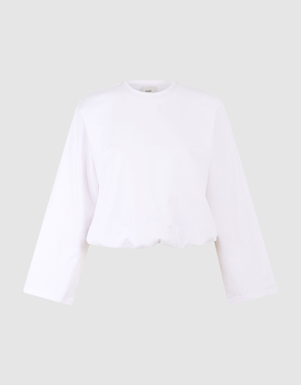 Balloon Longsleeve T-shirt Wit