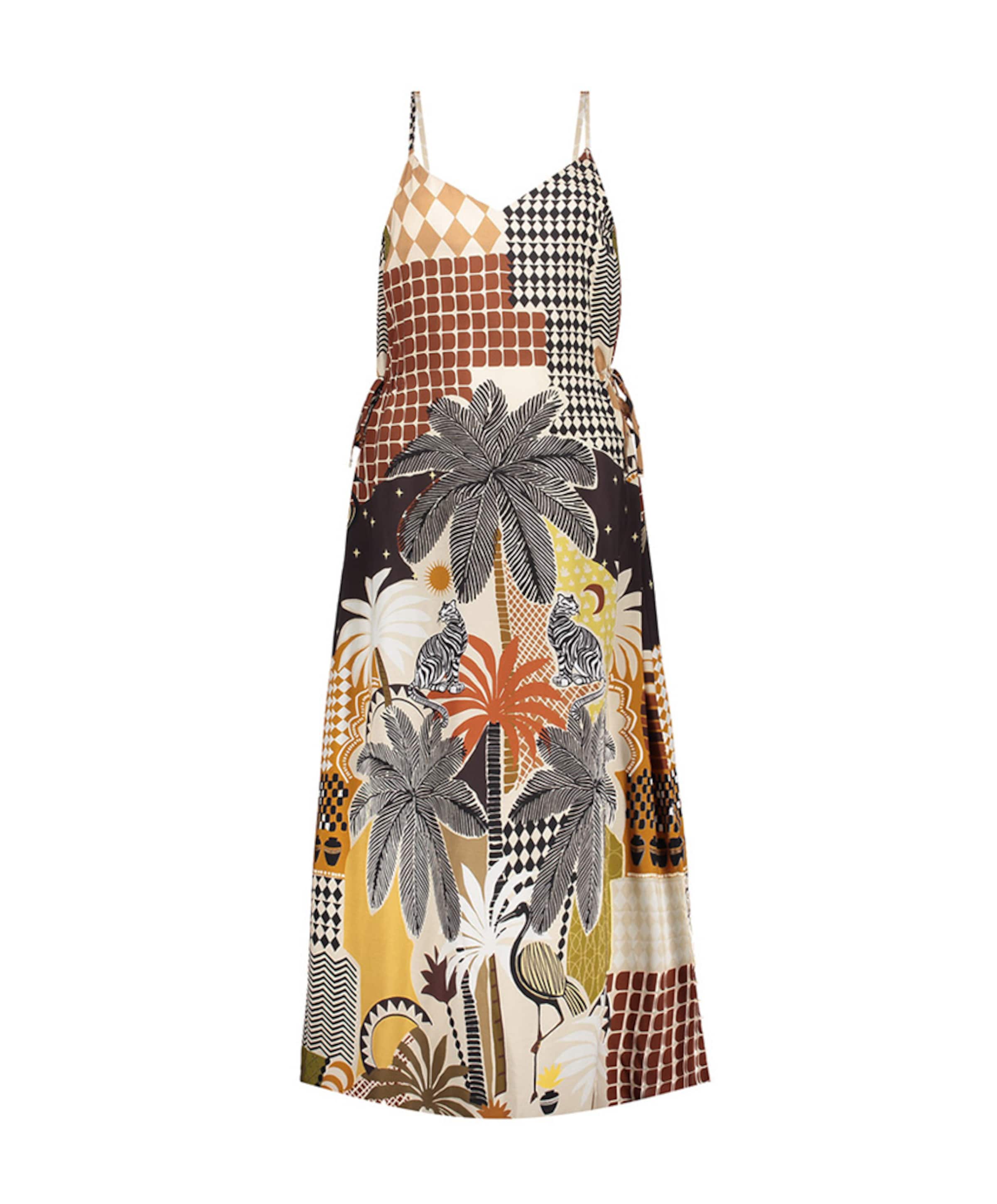 Geisha Dames jurk multicolor