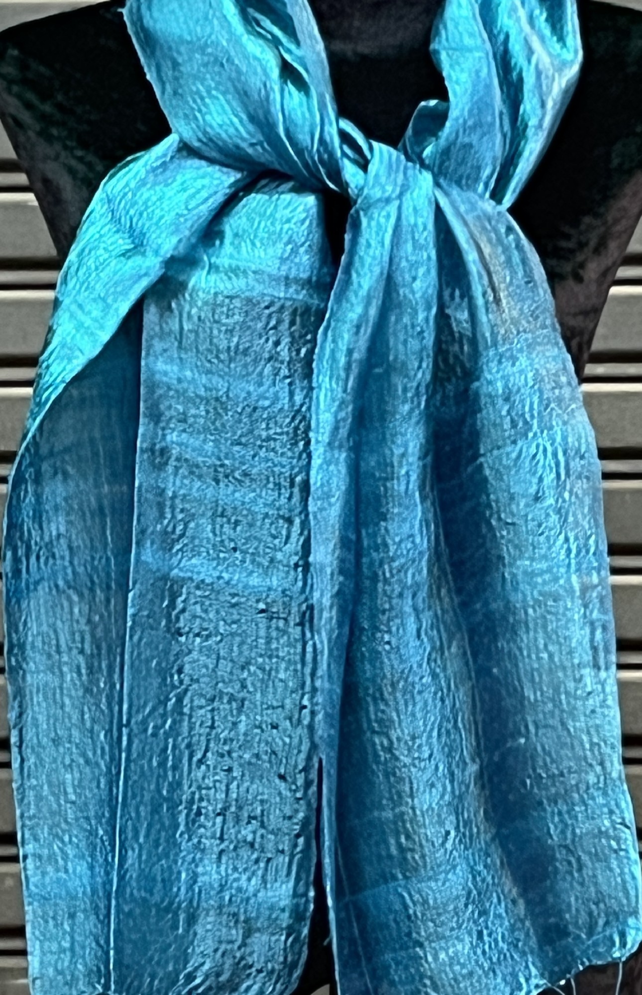 Seidenschal hellblau, L 175 cm, B 30 cm günstig bestellen