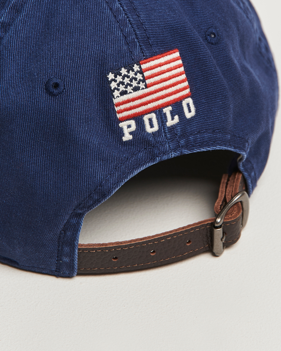 Polo Ralph Lauren Cotton Twill USA Cap Newport Navy