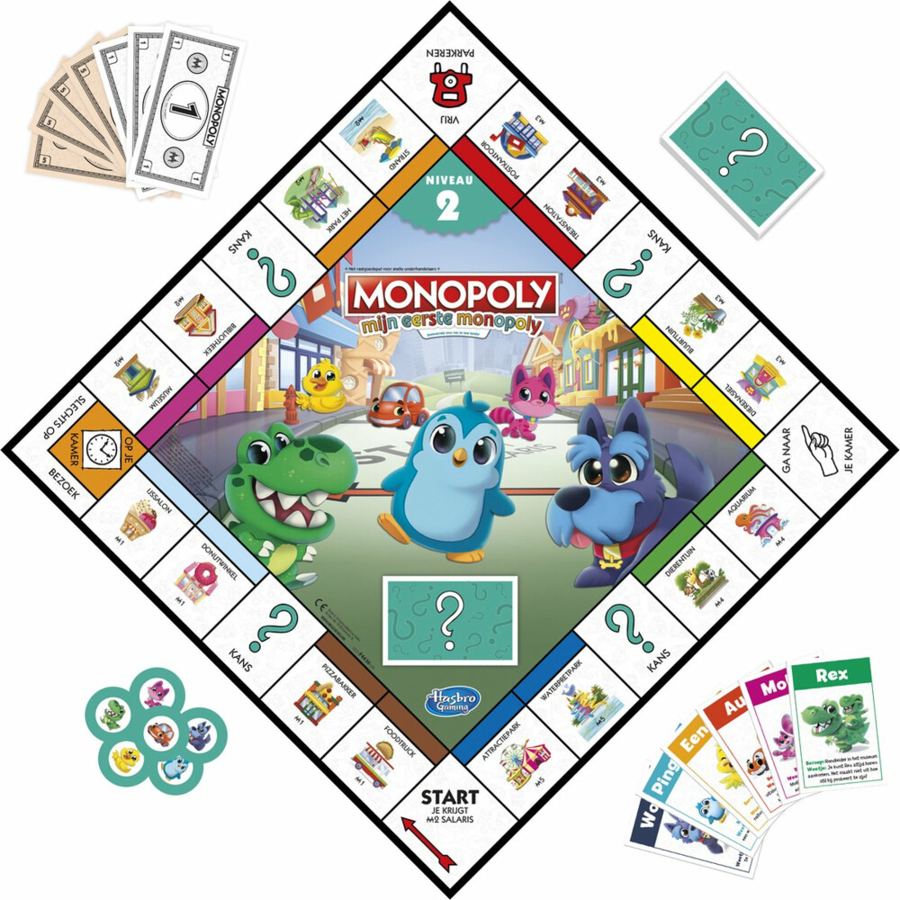 Hasbro Kinderspel Mijn Eerste Monopoly
