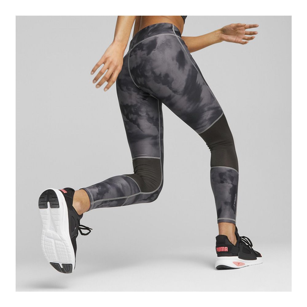 Puma RUN FAV AOP - Legging Femme puma black/aop
