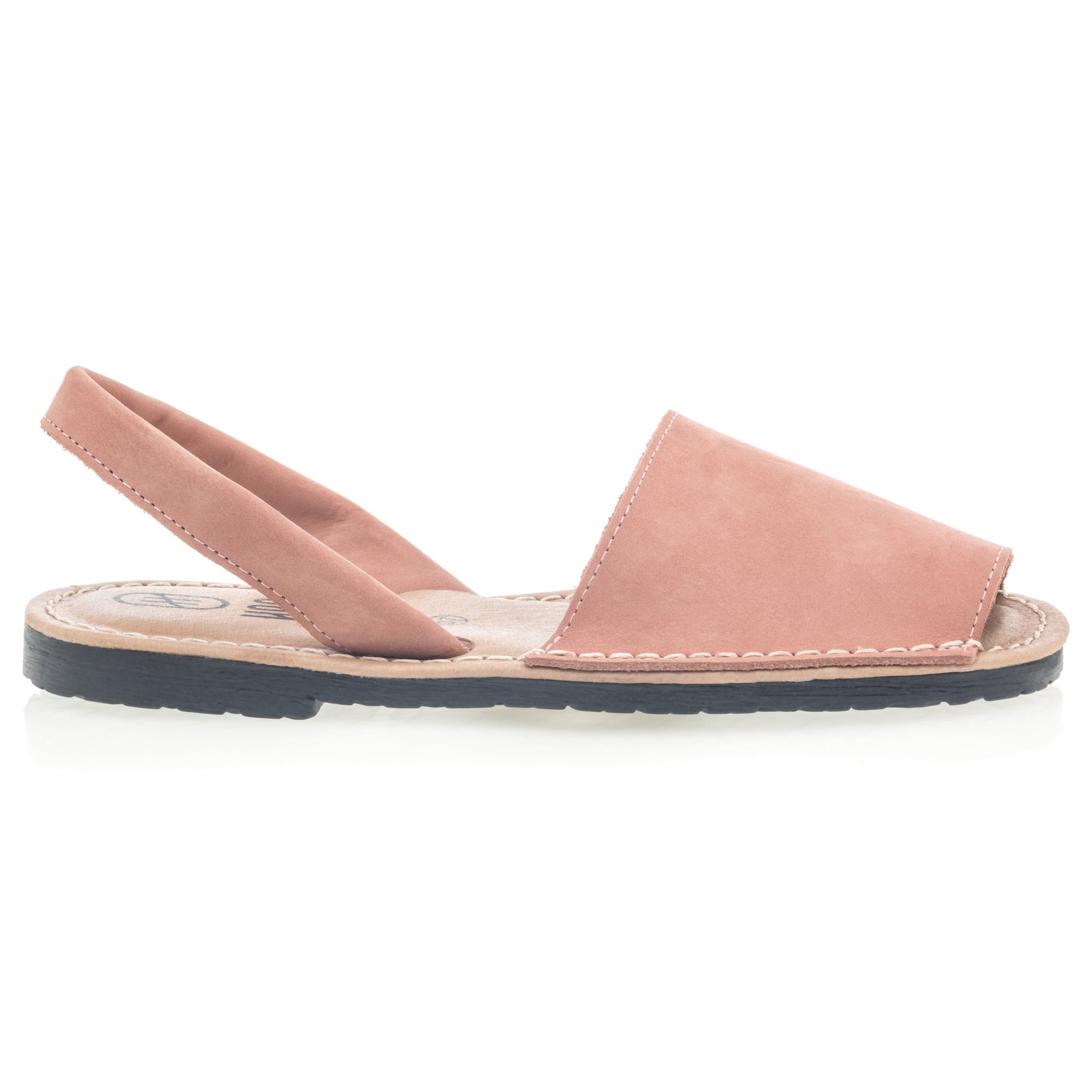 Sandales Femme en cuir rose
