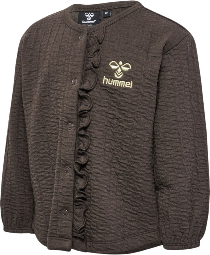 Hummel hmlISSA SWEAT JACKET Chocolate brown