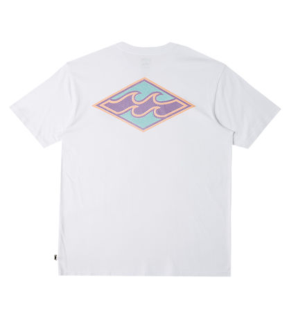 Billabong T-Shirt - Crayon Wave - Hvid