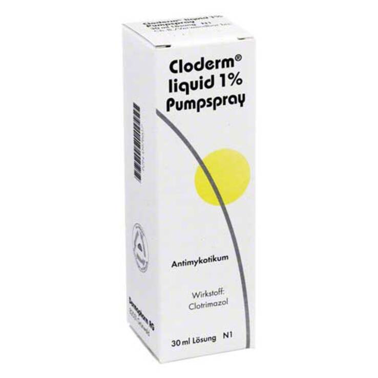 Cloderm Liquid 1% Pumpspray, 30 ml