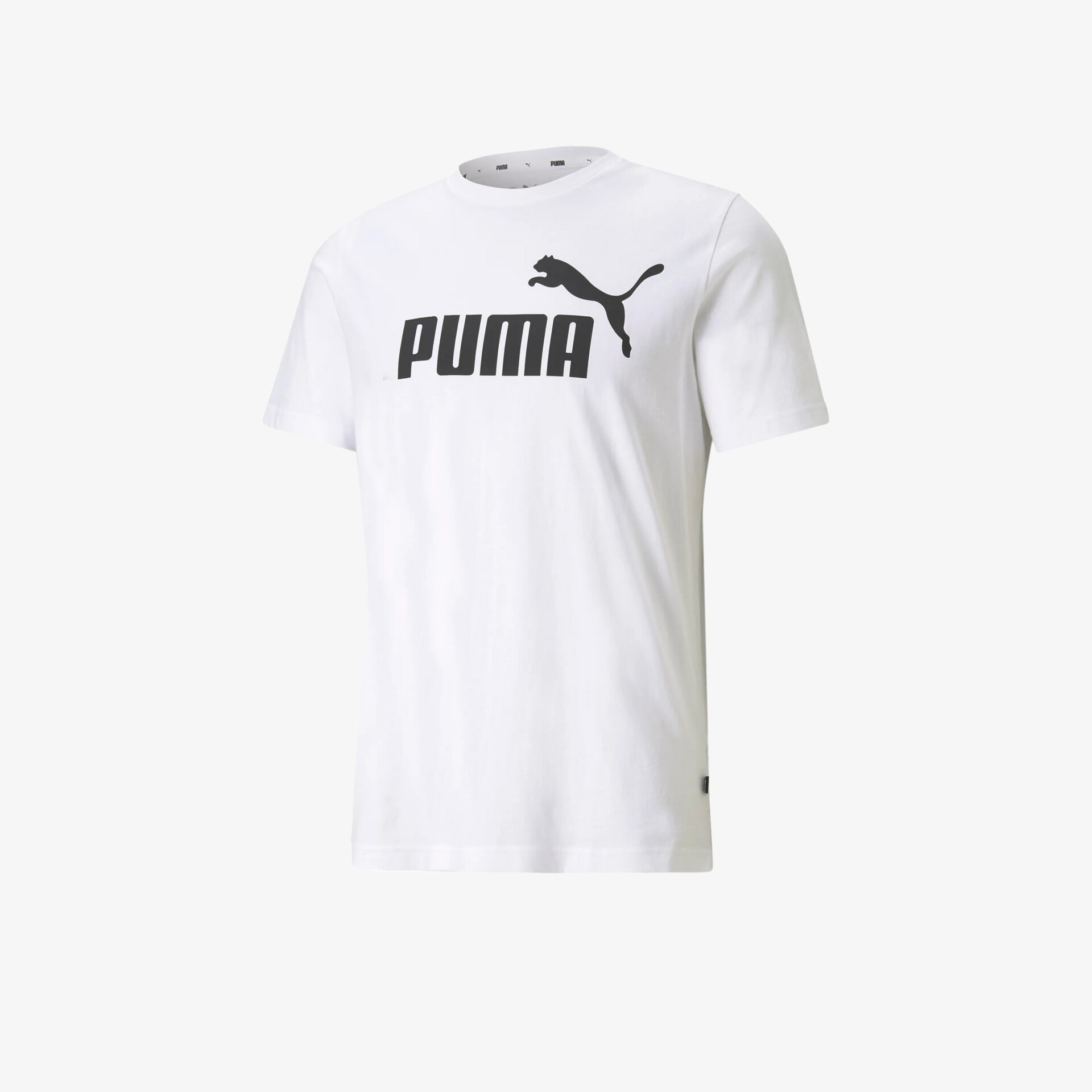 PUMA ESS Logo Tee Herren T-Shirt weiß