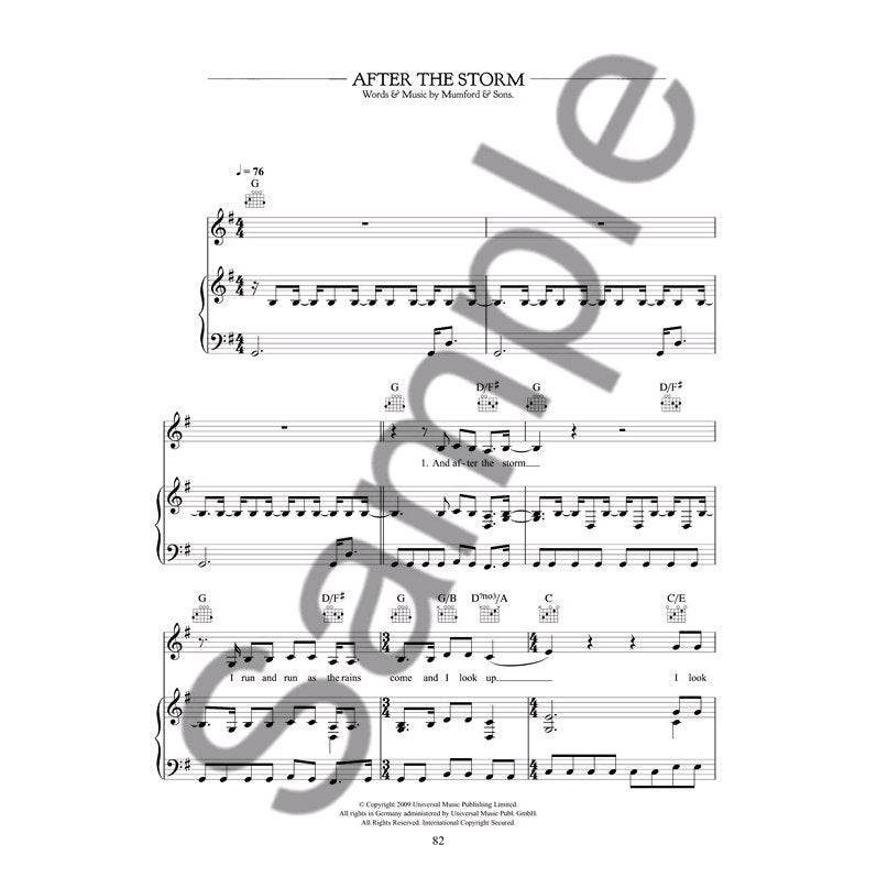 Wise Publications - Mumford & Sons: Sigh No More (PVG)