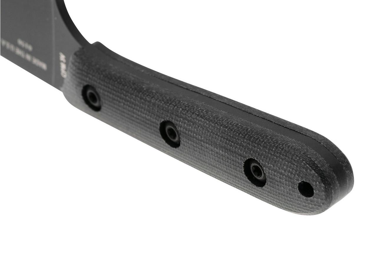 ESEE Pacaya ESEE-PACAYA3V-B Black Canvas Micarta, vaststaand mes