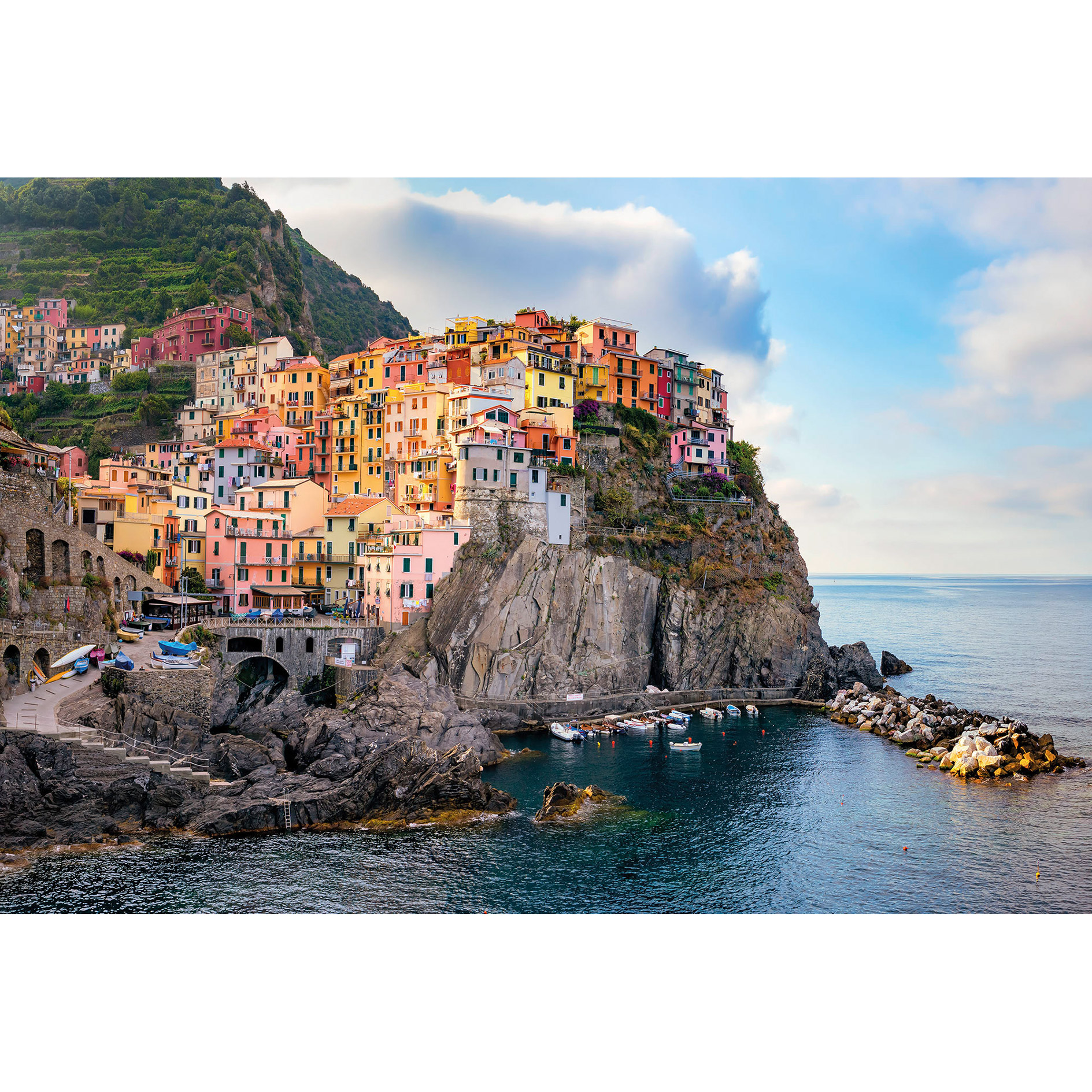 Vlies-Fototapete CINQUE TERRE - bunt - 368x248 cm