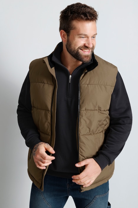 Boston Park Steppweste, Stehkragen, Zipper, bis 74