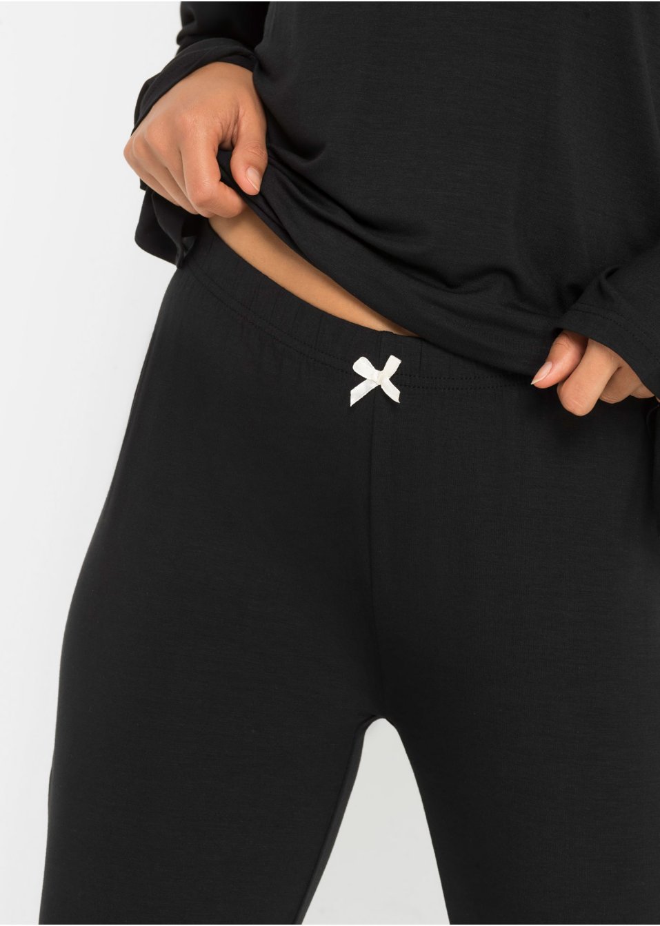 Pyjama avec pantalon évasé avec LENZING™ECOVERO™