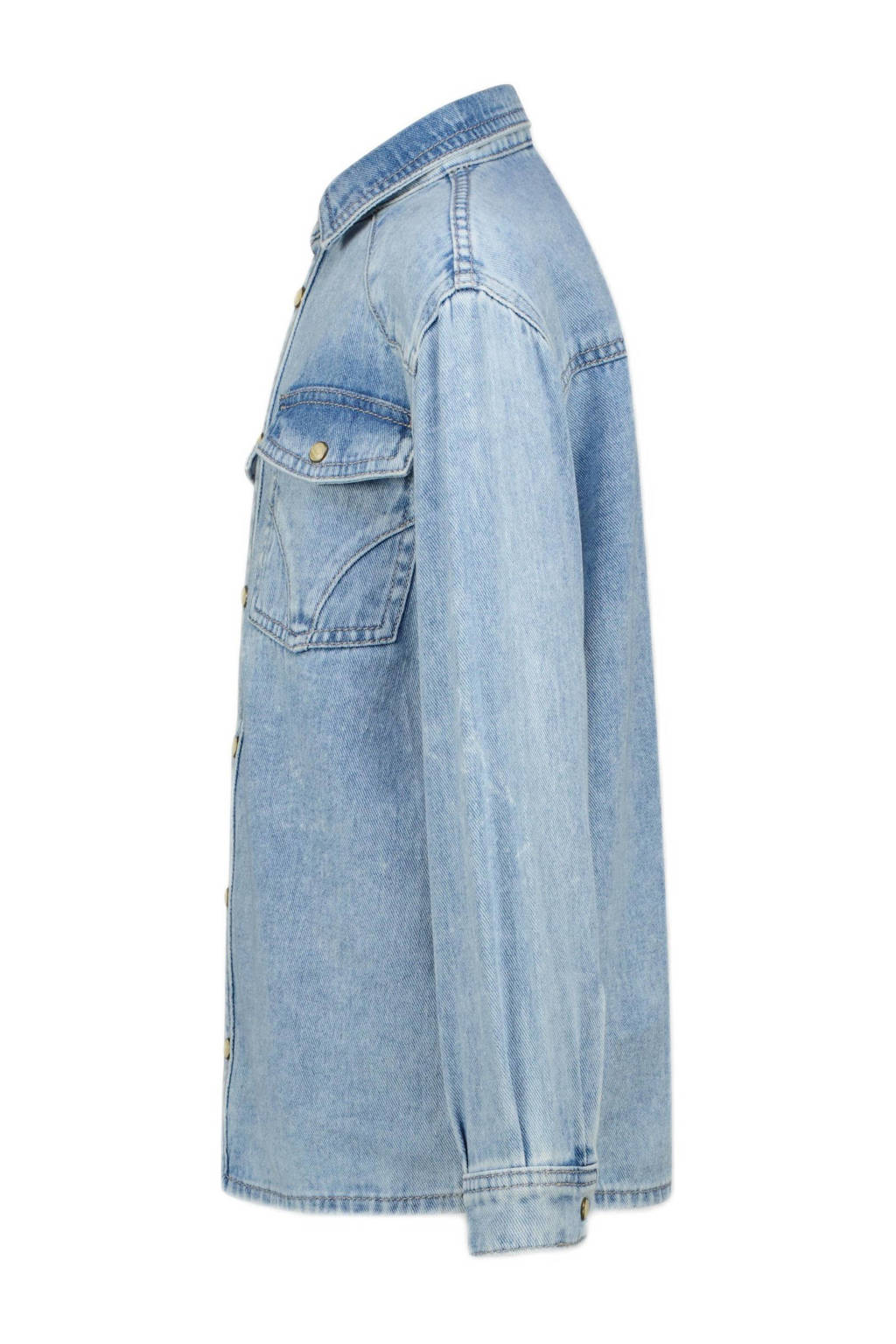 Vingino overhemd medium blue denim