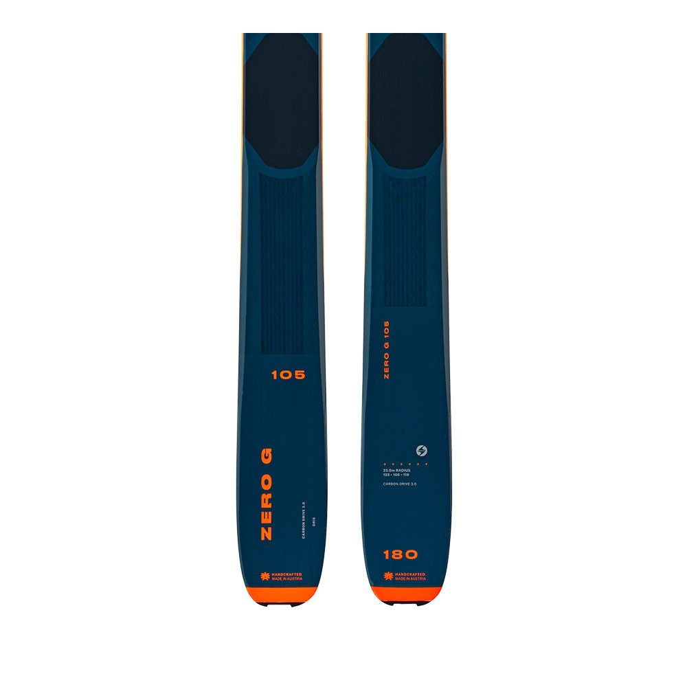 Blizzard ZERO G 105 - Skis randonné Homme blue/orange