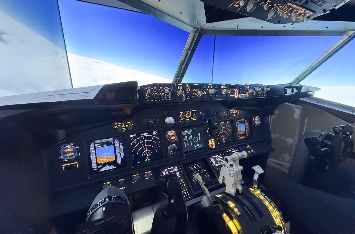 Flugsimulator Boeing 737 Langenfeld (60 Min.)