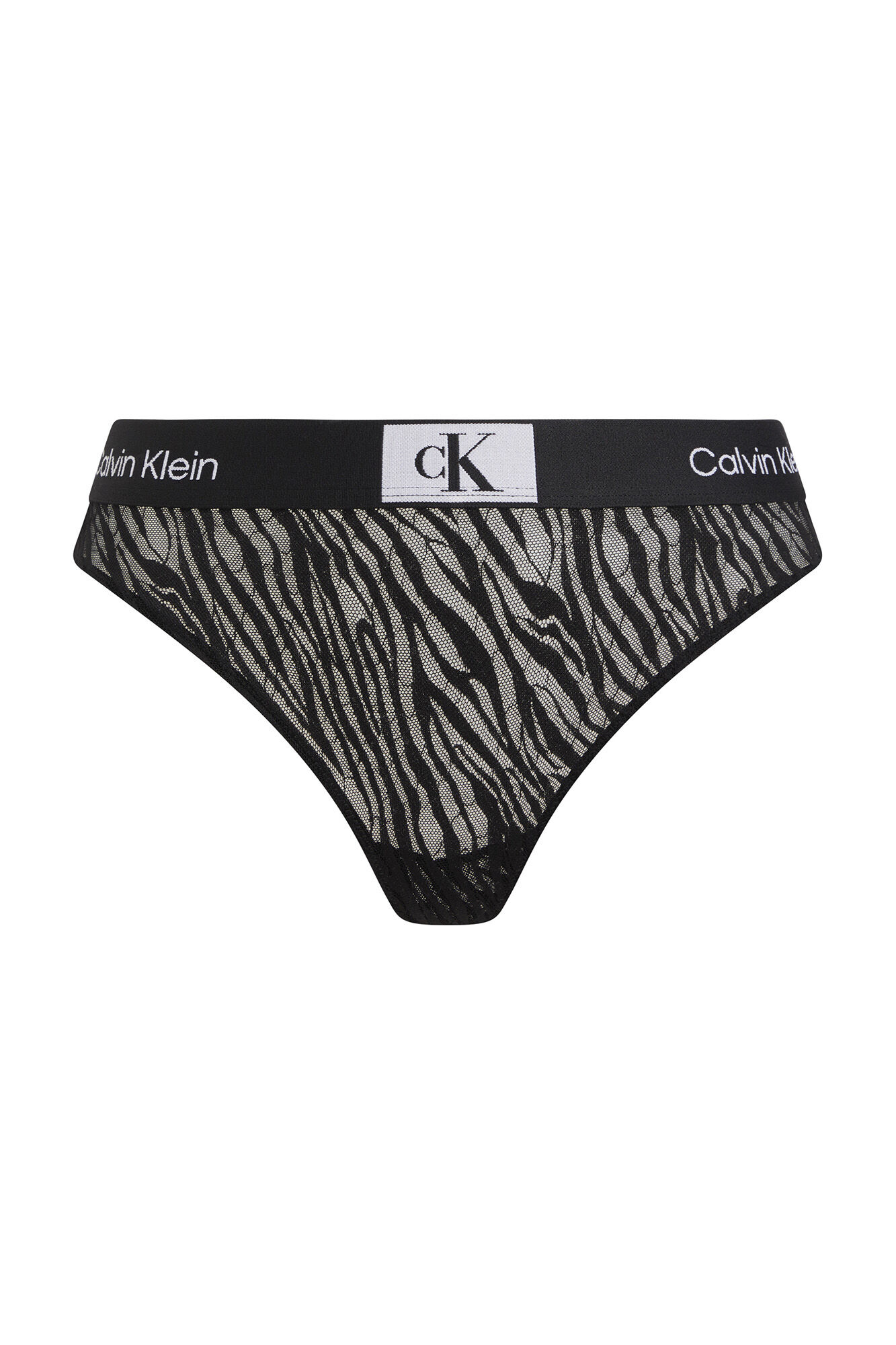Calcinha fio dental de cintura alta 1996 Aniñal Lace