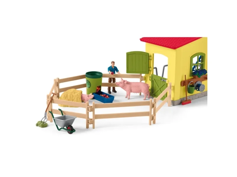 Schleich Large Farm with Animals and Accessories