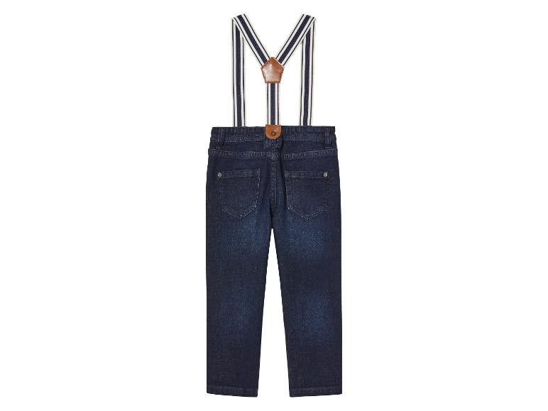 Jongens Jeans Slim Fit met Bretels