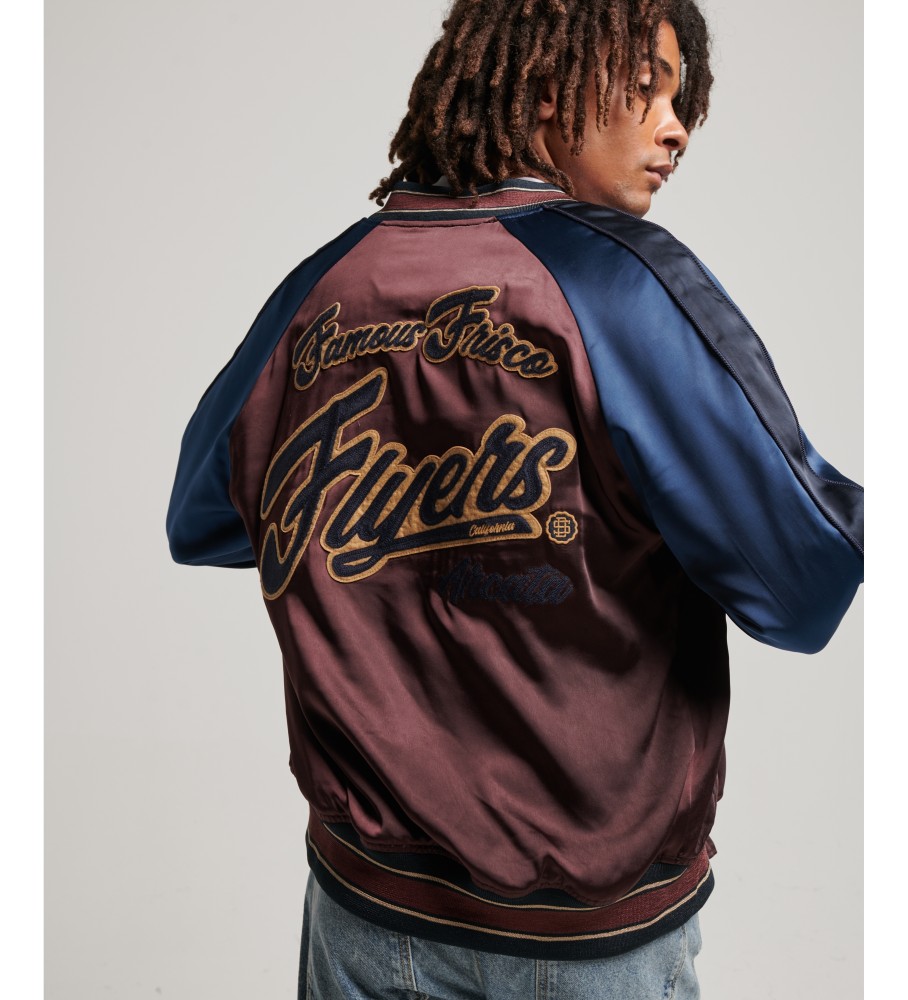 Casaco Superdry Sukajan em bordeaux