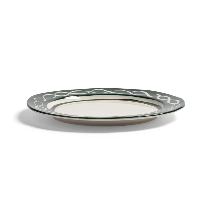&klevering - Festivo Teller, Ø 22.5 cm, rot (2er-Set)