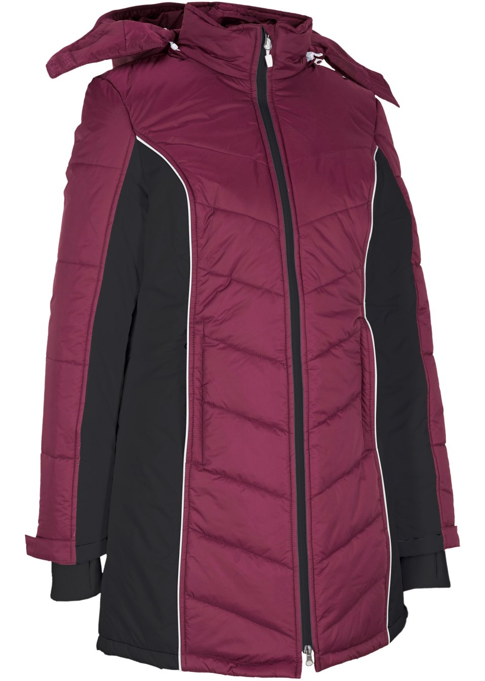 Manteau de ski matelassé fonctionnel, imperméable
