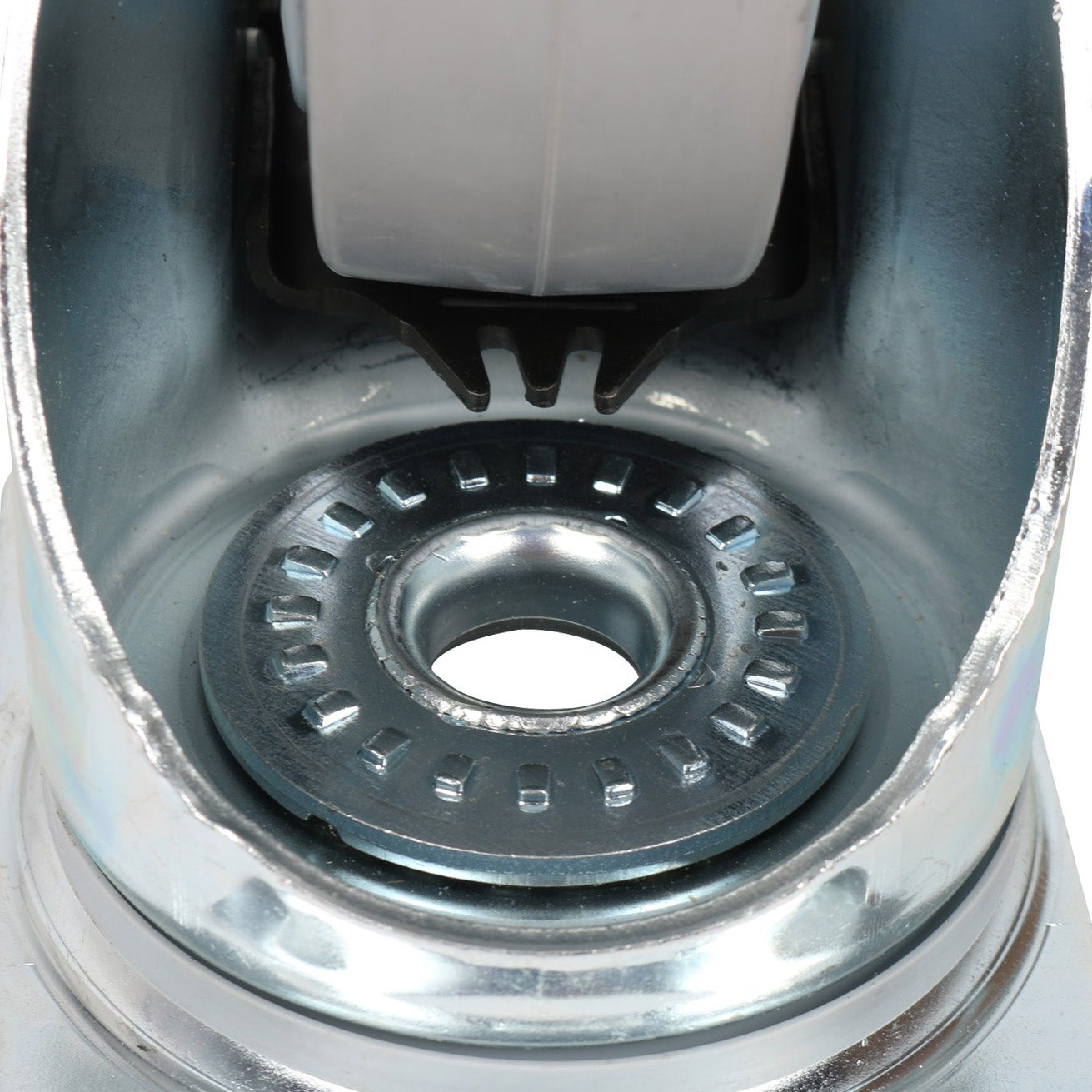 TENTE 3477 UFP 160 P63 grijs zwenkwiel met rem 160 mm