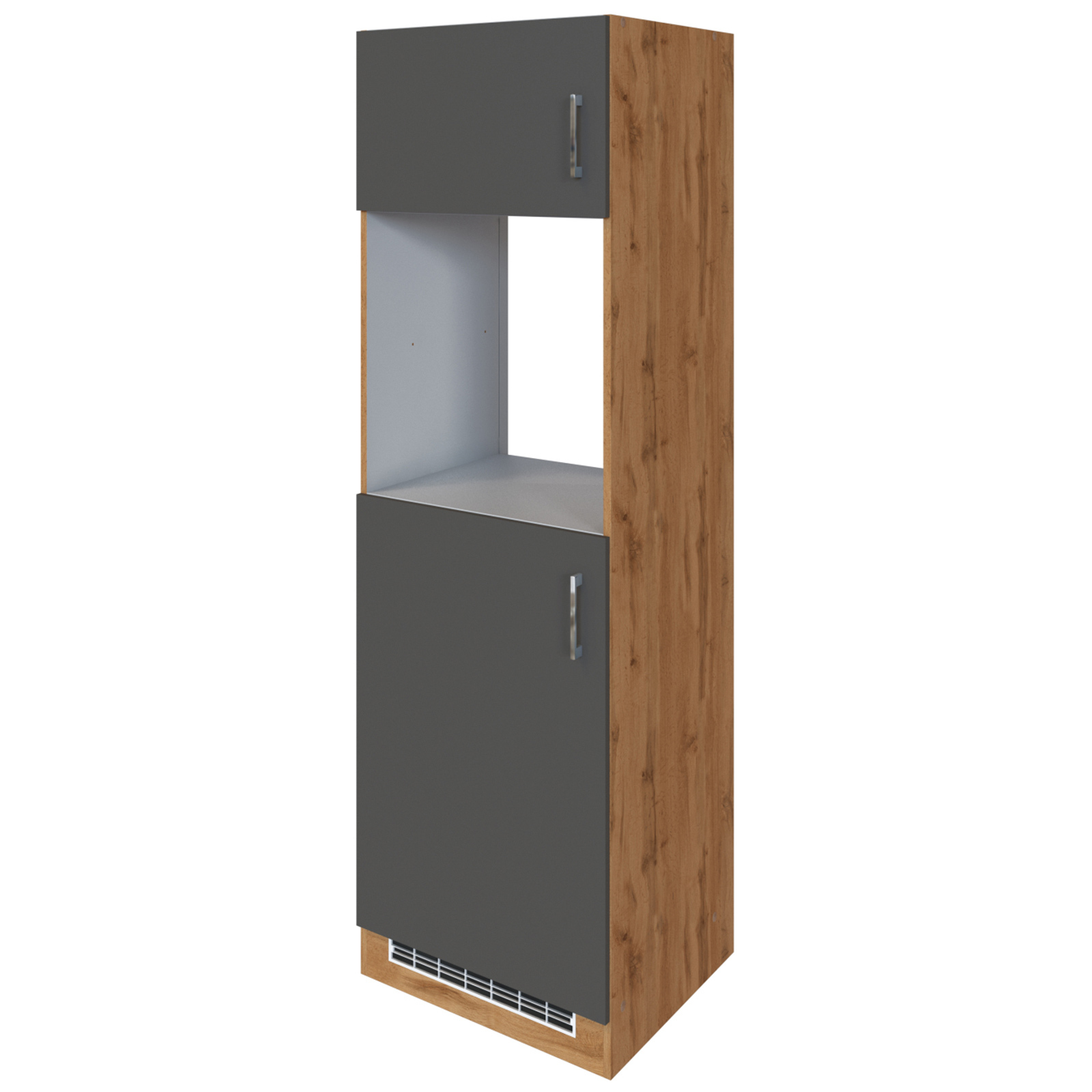 Umbauschrank SORRENTO - anthrazit - Wotan Eiche - 60 cm