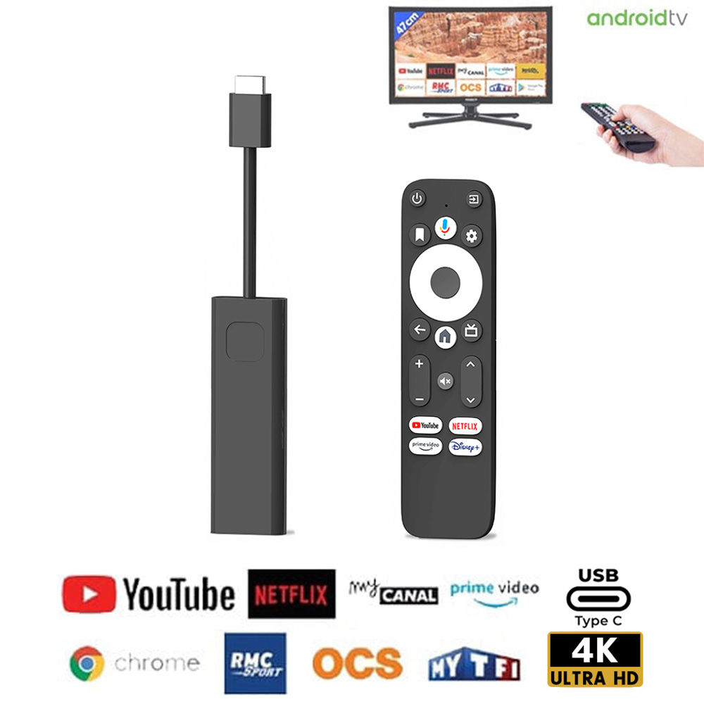 Stick Android TV 11.0 4K UHD