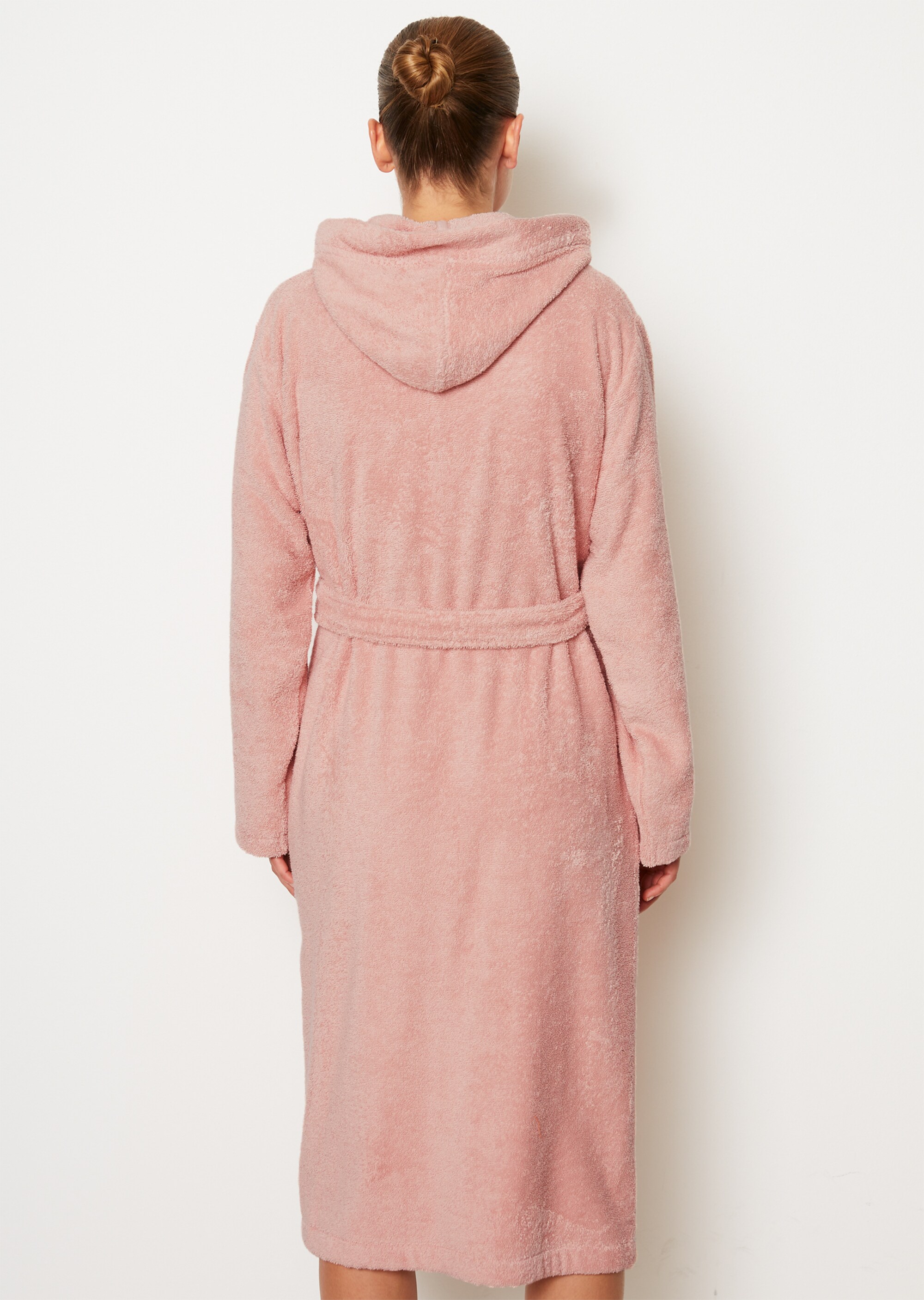 Damen-Bademantel Modell TIMELESS mit Kapuze
