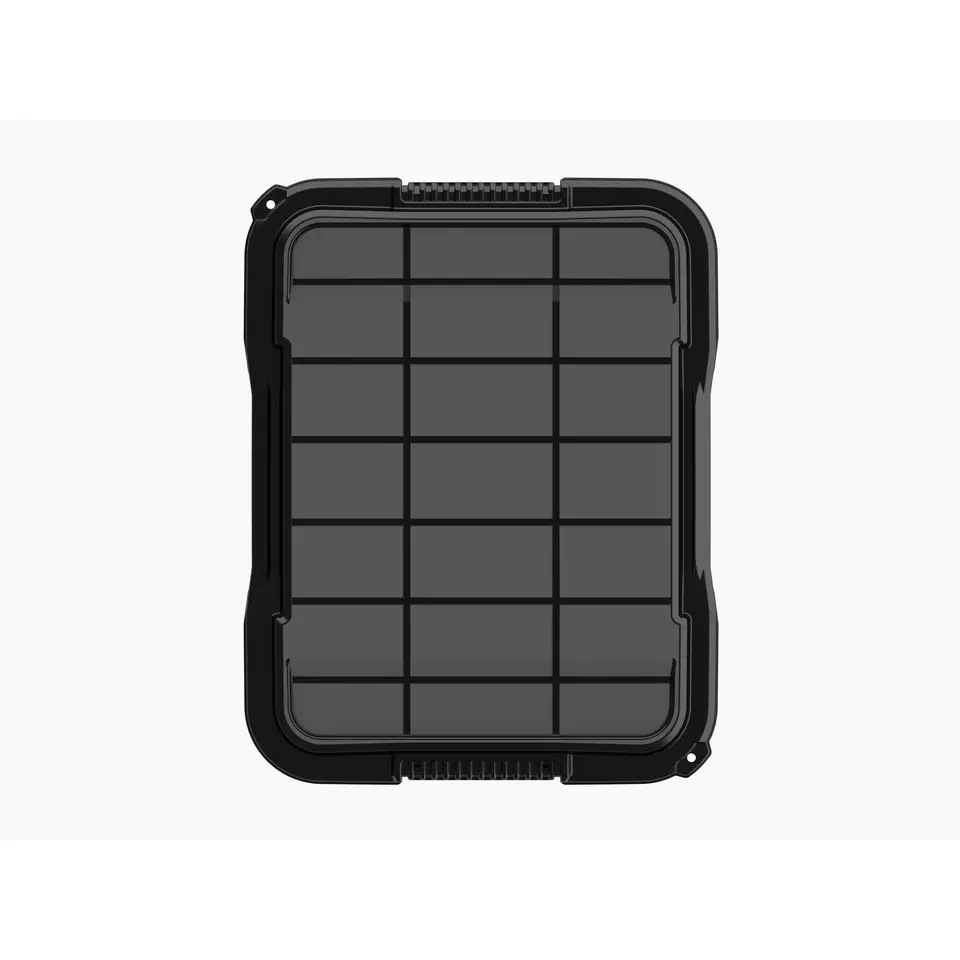KIS Scuba box M - 45L - zwart/blauwe clips